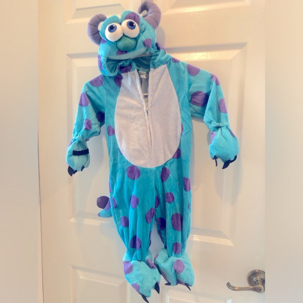Blue and Purple Polka Dot Kids One Piece